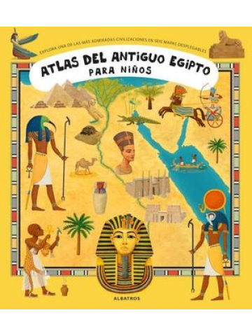 Atlas del Antiguo Egipto para niños (6 mapas desplegables)